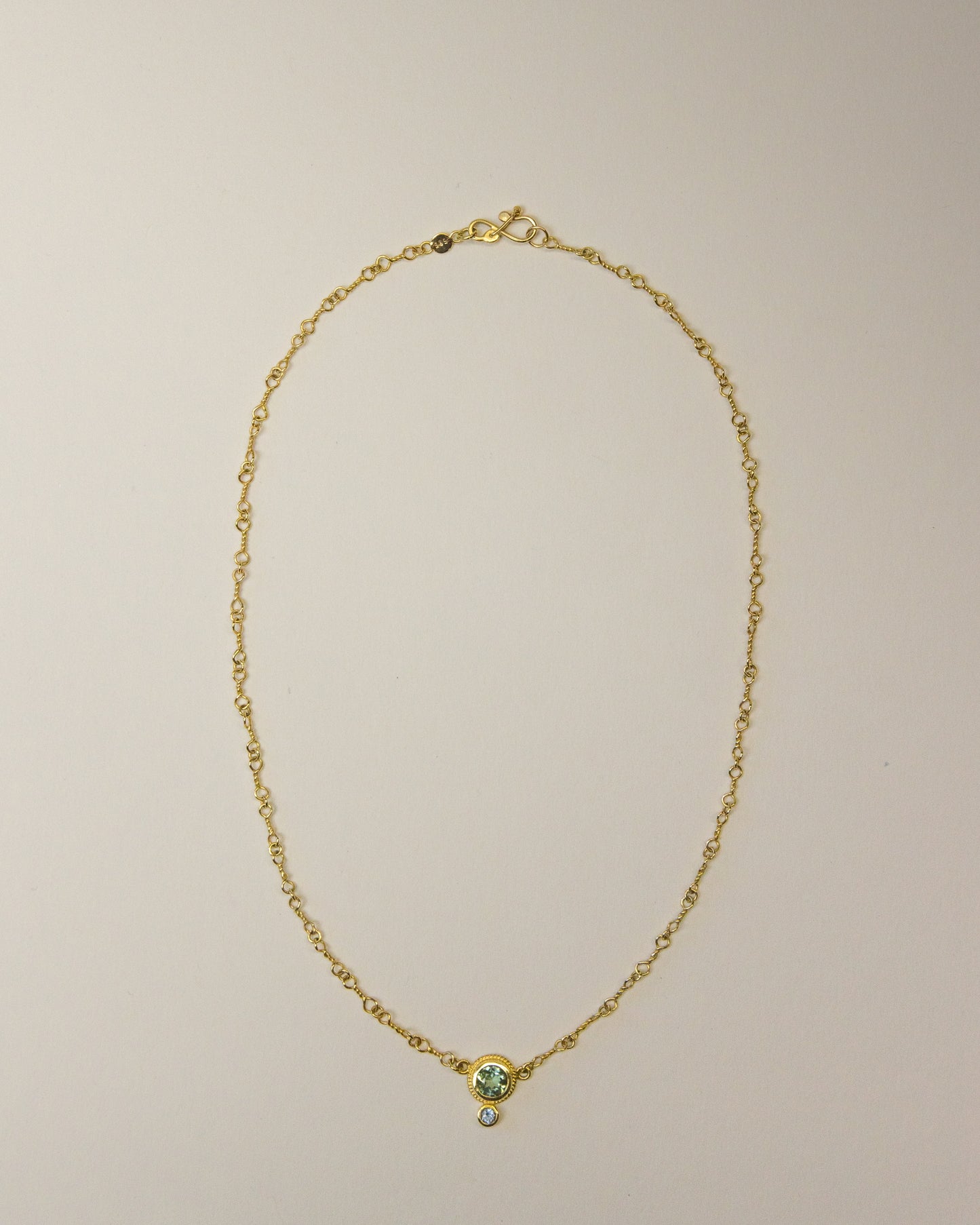 Collier mit Aquamarien